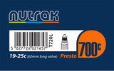 NUTRAK Road Bike Tube-Bicycle Tubes-NUTRAK-60mm-700 x 19-25c-Chain Driven Cycles-Bike Shop-Ireland