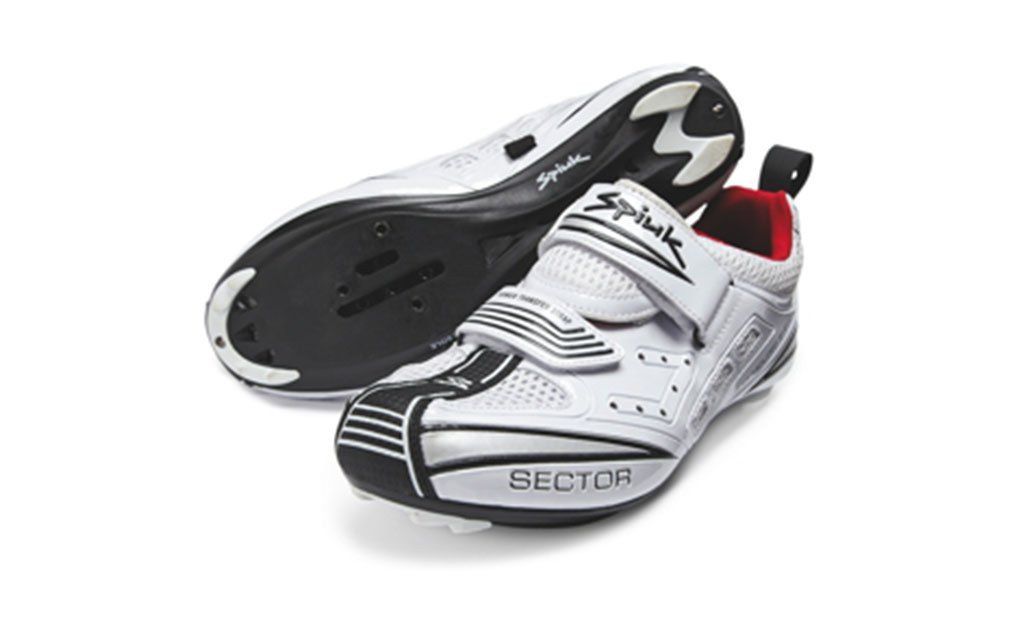 Spiuk Sector Triathlon Shoe White-Silver-Bicycle Shoes-Spiuk-37-Chain Driven Cycles-Bike Shop-Ireland