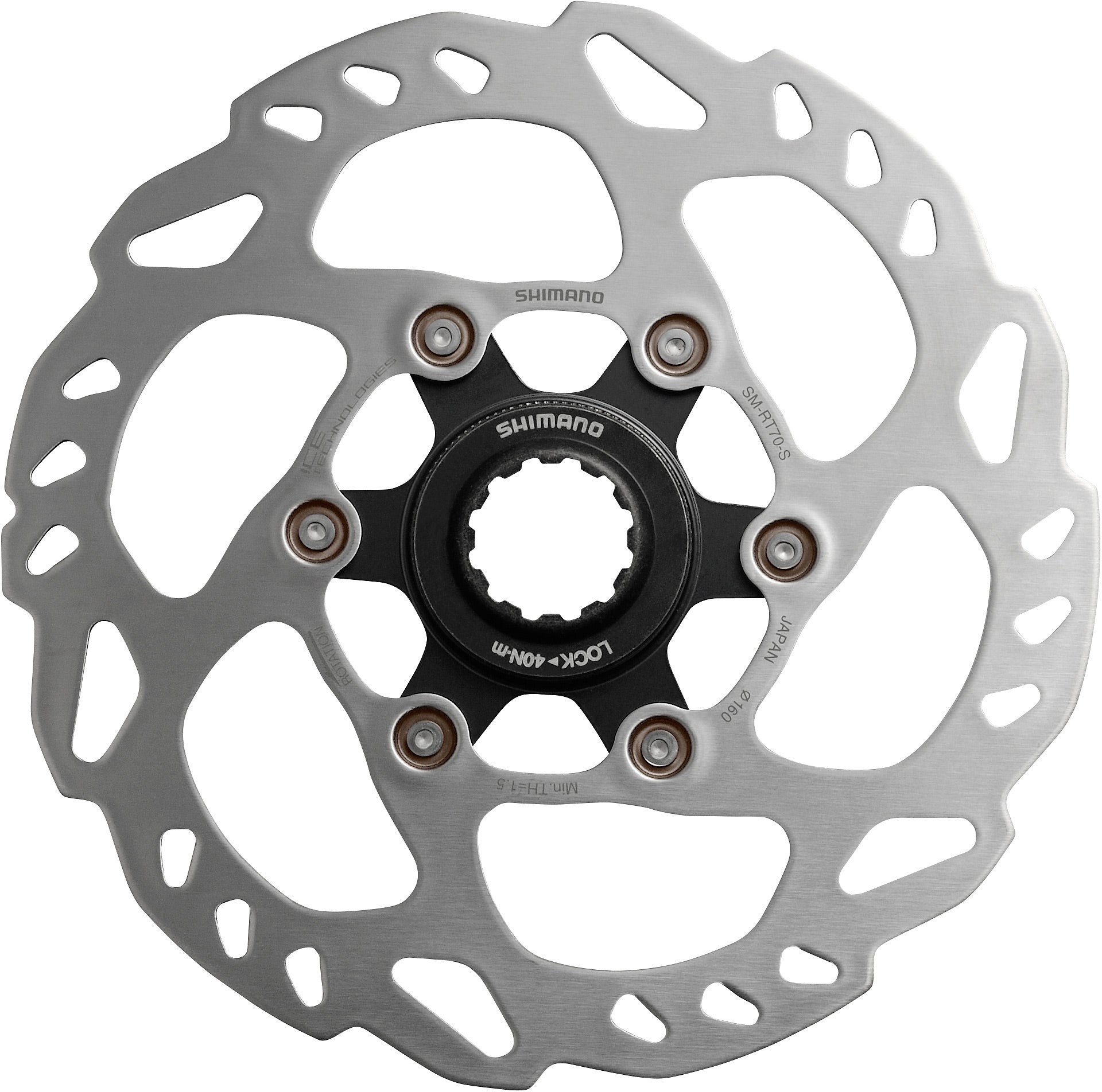 Shimano SM-RT70 Ice Tech Centre-Lock Disc Rotor 140 mm-Bicycle Brake Rotors-Shimano-Chain Driven Cycles-Bike Shop-Ireland