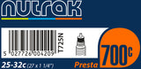 NUTRAK 700 x 25-32c, 27 x 1 1/4" Bike Tube