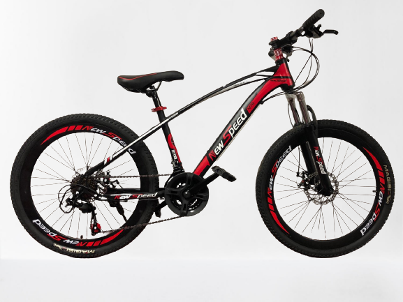 New Speed MTB-New Speed-26" Black/Red-Chain Driven Cycles-Bike Shop-Ireland